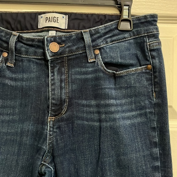 Paige Skyline Ankle Peg Jeans in “Dixie” wash - Picture 4 of 7